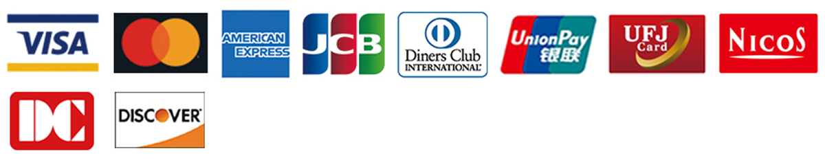 利用可能なクレジットカード